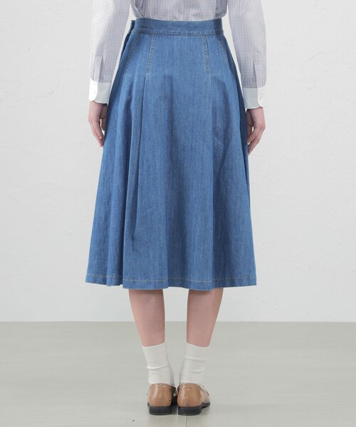 「MACKINTOSH PHILOSOPHY」 デニムスカート 38 ブルー レディース_画像4