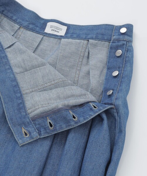 「MACKINTOSH PHILOSOPHY」 デニムスカート 38 ブルー レディース_画像5