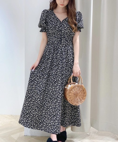 ワンピース 新色登場 Zozo限定カラー パフスリーブマキシワンピース Zozotown Paypayモール店 通販 Paypayモール