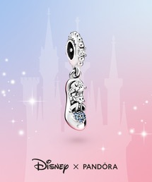 一部予約 ディズニー チャーム シンデレラ チャーム ダングル ネズミ ガラスの靴 ペンダントヘッド チャーム カラー シルバー Psicanalise Sp Com Br
