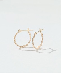 ✨新品未使用✨Jewel closet by L&Co. フープピアス プラチナ Jewel closet by L&Co. ピアス K10 オニキス フープピアス レディース