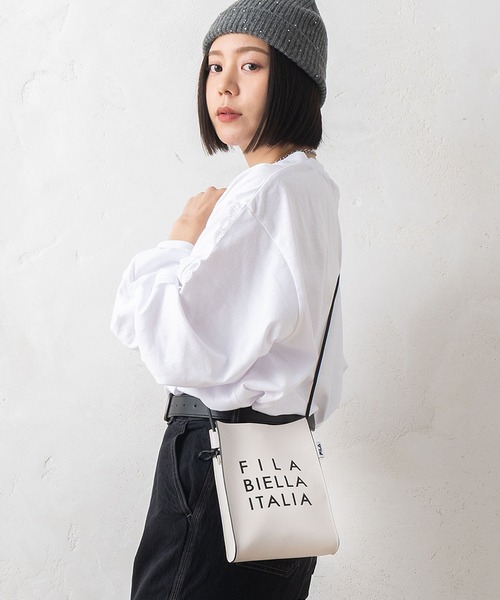 FILA ショルダーバッグ バッグ 「FILA/フィラ」フェイクレザー