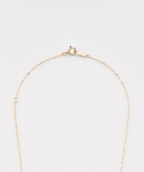 agete✨ K10 ボタンパール　ネックレス agete ネックレス K10パールネックレス レディース : ZOZOTOWN