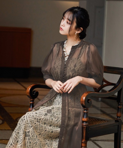 niana（ニアナ） ドレス シアーカーディガン＆レースワンピース