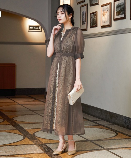 niana（ニアナ） ドレス シアーカーディガン＆レースワンピース