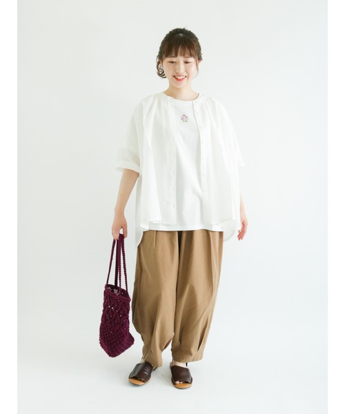 CONAMOR マクラメトートバッグ・美品ベージュ/ポーチ付 コレックス collex MACRAMAE TOTE/マクラメトートバッグ