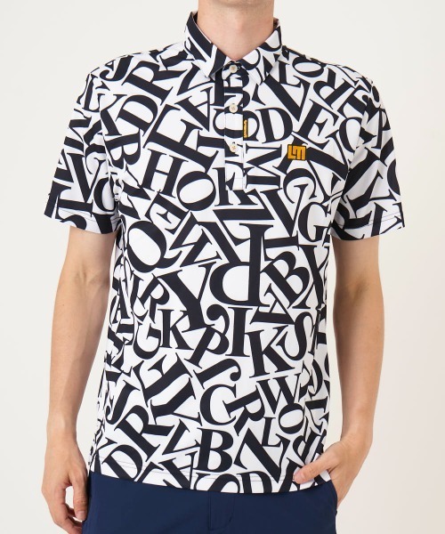 Loudmouth 半袖シャツ Lサイズ メンズ ドットメッシュ 半袖シャツ ブラック | LOUDMOUTH JAPAN