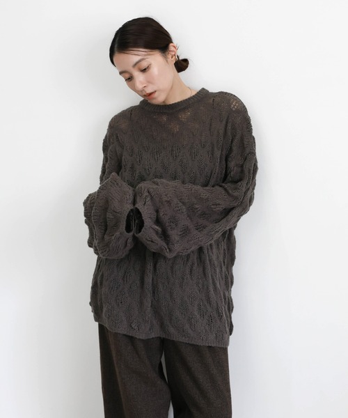 select MOCA（セレクトモカ） ニット セーター モヘアライクドロップ