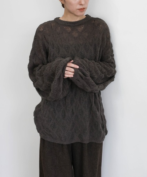 select MOCA（セレクトモカ） ニット セーター モヘアライクドロップ