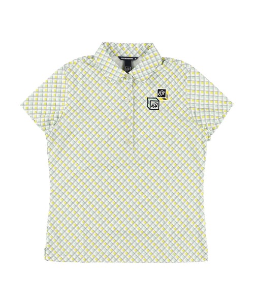 uvカット ポロシャツ ポロ WOMENS グラフィカルPT 半袖シャツ レディース