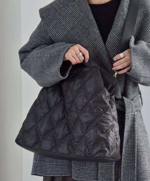 quaranciel トートバッグ quaranciel: キルティング 2way ショルダー