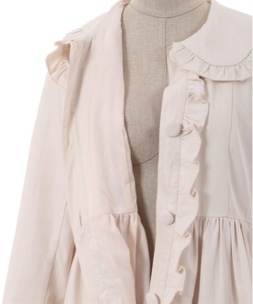 axes femme kawaii トレンチコート コート ティアードトレンチ