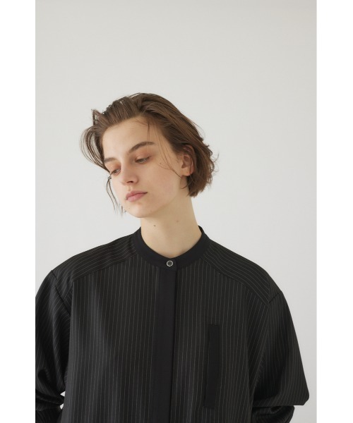 RIM.ARK シャツワンピース Stripe shirt OP ストライプシャツ