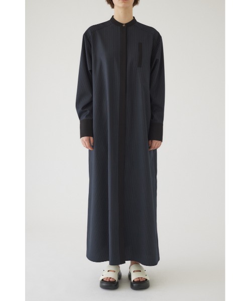 RIM.ARK シャツワンピース Stripe shirt OP ストライプシャツ