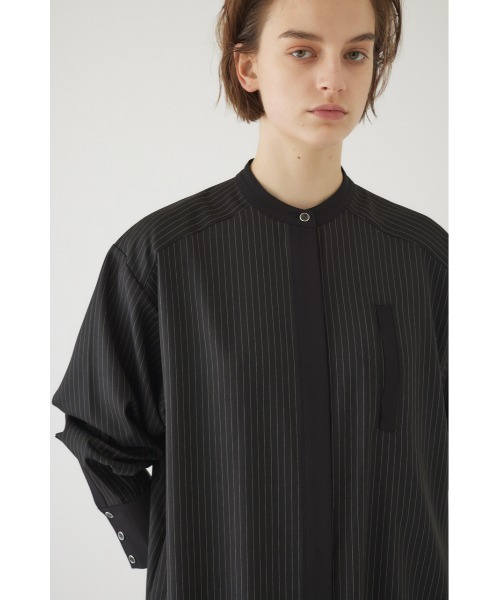RIM.ARK シャツワンピース Stripe shirt OP ストライプシャツ