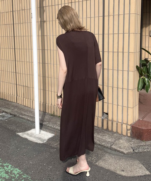 Audrey and John Wad ワンピース アシンメトリーロング