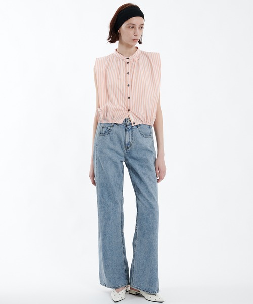 PUBLIC DENIM RELAX セミフレアデニムパンツ PUBLICDENIM RELAX/セミフレアデニムパンツ（デニムパンツ
