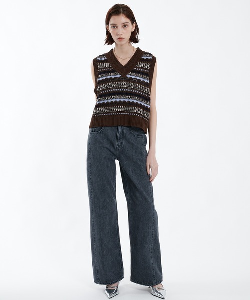 PUBLIC DENIM MULTI RELAX フレアデニム　デニム PUBLICDENIM RELAX（デニムパンツ）｜PUBLIC TOKYO（パブリック