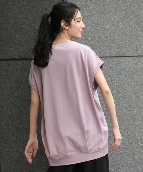 Munich tシャツ 40/2コットンジャージレオパードプリントプル