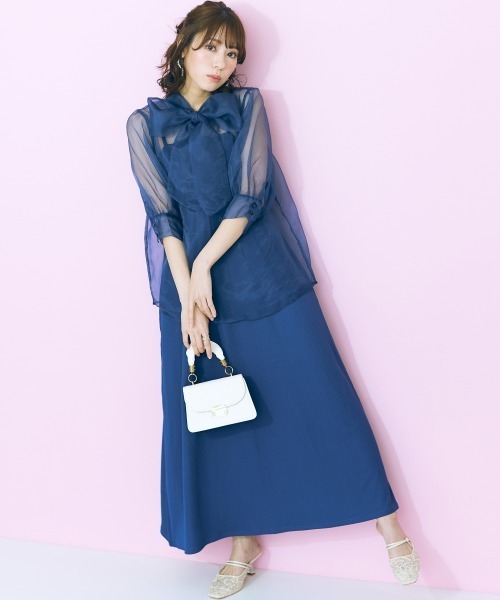 ワンピース maru marun ワンピース 「大きいサイズ」 ワンピース＋カーディガン