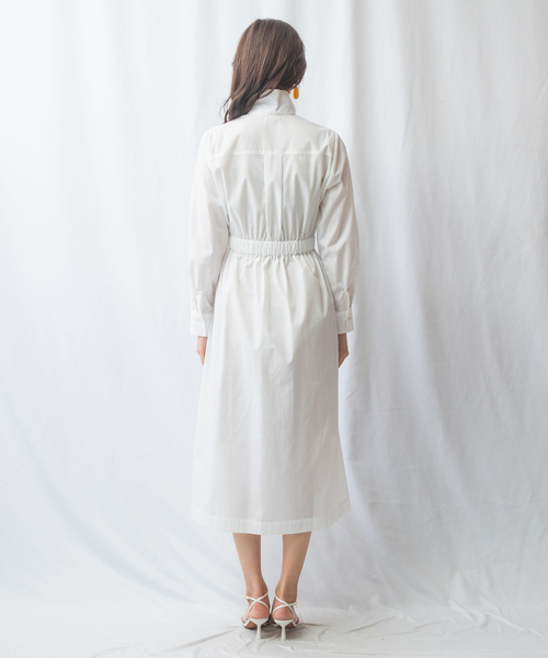 NARA CAMICIE シャツワンピース　1 新品 NARACAMICIE ワンピース 「NARACAMICIE」ストライプシャツ