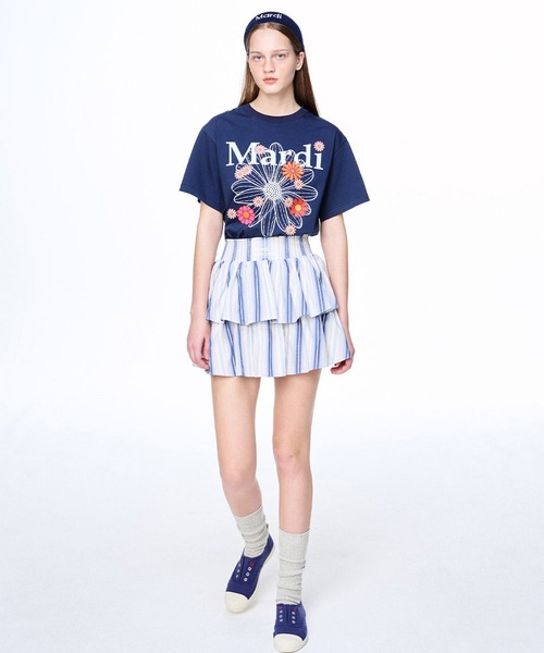 Mardi Mercredi tシャツ TSHIRT FLOWERMARDI BLOSSOM レディース