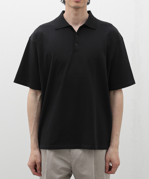 新品4.5割引 ATON エイトン 半袖ポロシャツ 4 size M/L ATON ポロシャツ (エイトン) FRESCA KNIT CREW P0L0 KRAGCM0401