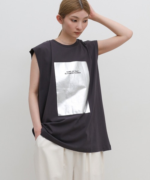 select MOCA（セレクトモカ） tシャツ 「選べる着丈」箔プリント