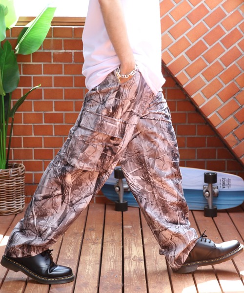 8 カーゴパンツ プリントカーゴパンツ メンズ レディース : ZOZOTOWN