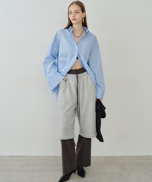 パンツ everyone relax-fit stripe easy shorts L everyone relax-fit stripe easy shorts L