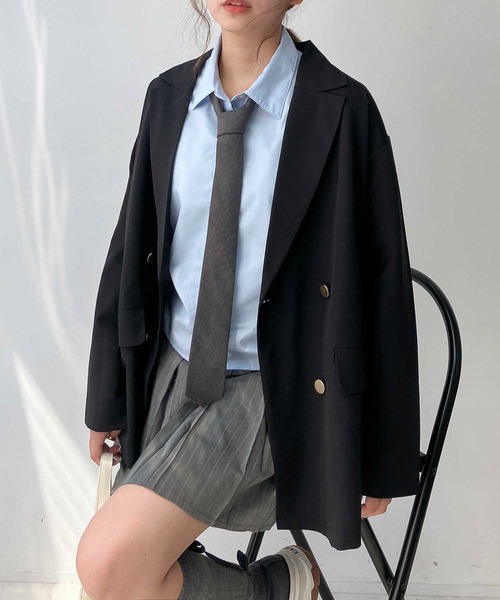 AS KNOW AS（アズノゥアズ） ジャケット テーラードジャケット ダブル