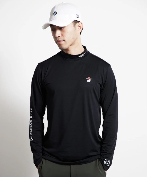 非常に高い品質 DEVEREUX GOLF tシャツ ベーシックモックネックインナー メンズ メンズウェア