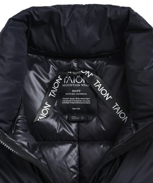 TAION（タイオン） ダウンベスト ベスト TAION VOLUME DOWN VEST 