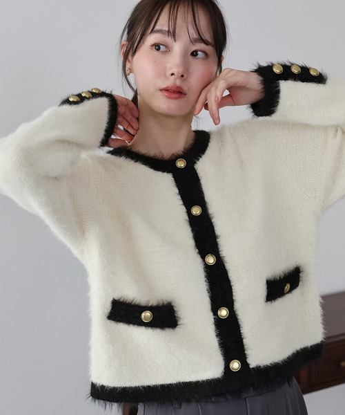 BLUEEAST（ブルーイースト） カーディガン 「新色追加」金ボタン