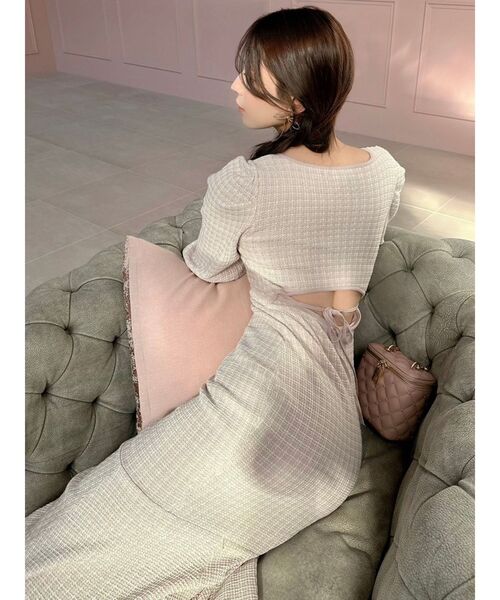 RESEXXY（リゼクシー） ワンピース バイカラーツイードマーメイド