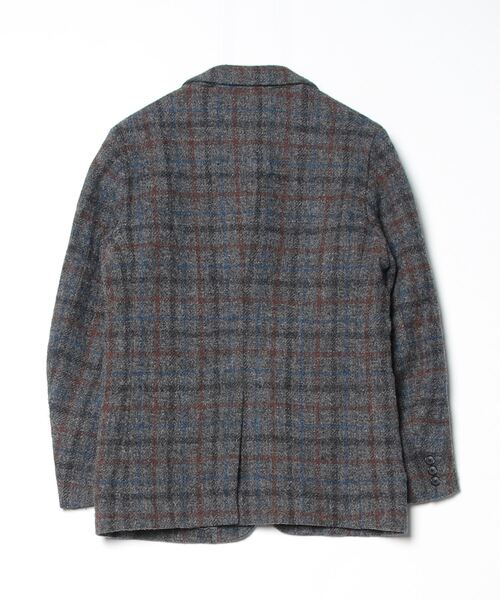 HARRIS TWEED 「HARRIS TWEED」 チェック柄テーラードジャケット HARRIS TWEED 「HARRIS TWEED」 チェック柄テーラードジャケット