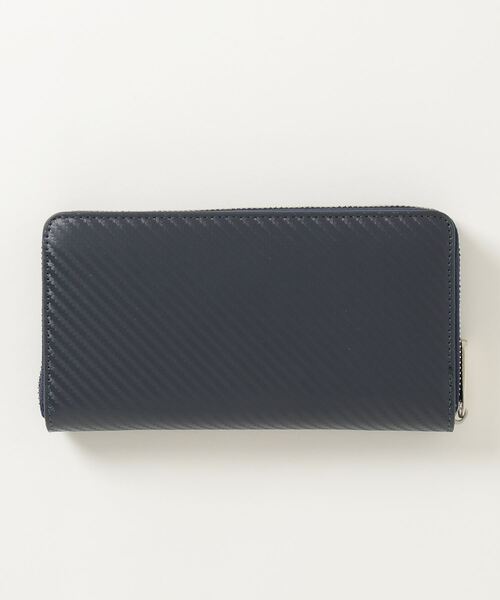 Ree&Mee 長財布 財布 マイクロファイバーレザー カーボン ラウンド