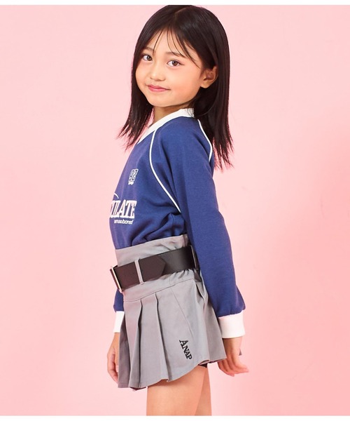 ANAP kids（アナップキッズ） スカート 「ジュニアお揃い」ベルト付