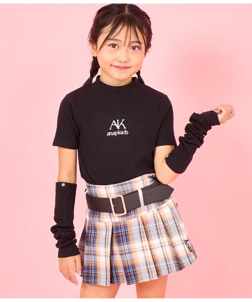 ANAP kids（アナップキッズ） スカート 「ジュニアお揃い」ベルト付