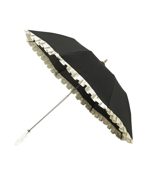 LANVIN en Bleu 折りたたみ傘 遮光 晴雨兼用 折りたたみ日傘