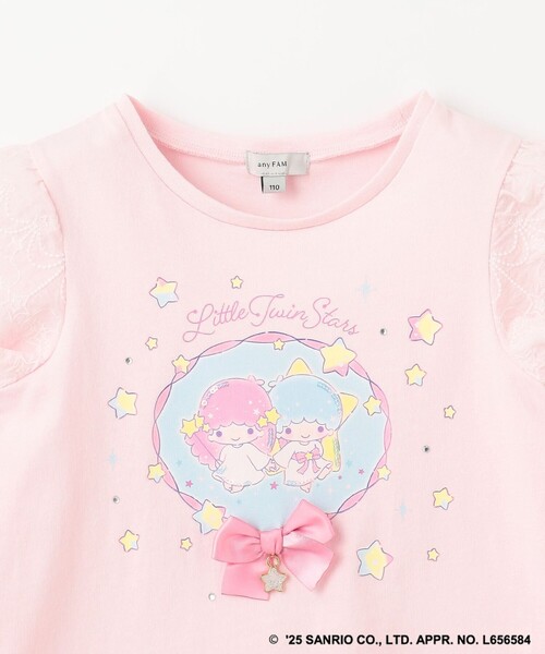ANY（エニィ） tシャツ 「any FAM× リトルツインスターズ 」キキ＆ララ