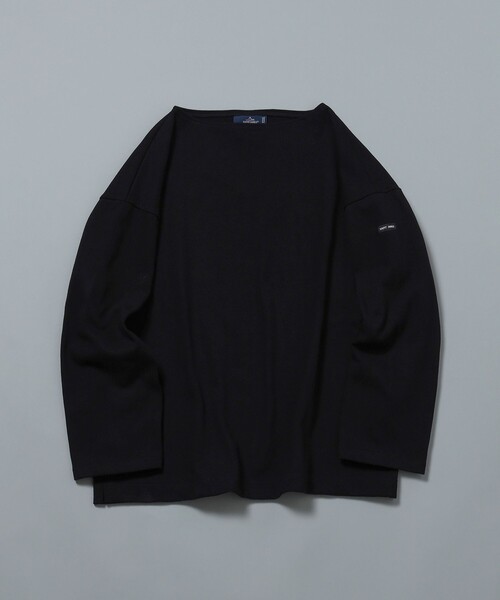 SAINT JAMES ルーズフィット ソリッド ボートネック Tシャツビームス BEAMS F（ビームスF） tシャツ SAINT JAMES / ルーズフィット ソリッド