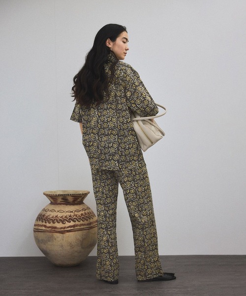 未使用 25SS COUTURE D'ADAM Block print パンツ COUTURE D'ADAM パンツ 「COUTURE D'ADAM（クチュール ド アダム
