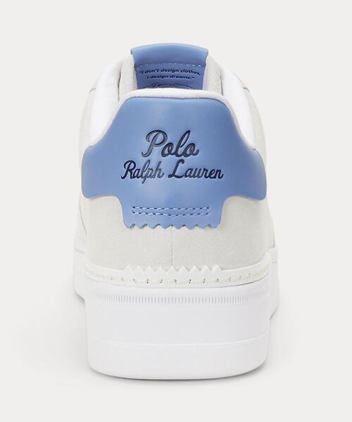 POLO RALPH LAUREN スニーカー マスターズ コート スエード