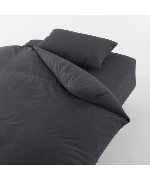 無印良品（MUJI） ベッド 寝具 洗いざらしボックスシーツ・S 100