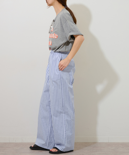 【お気にいる】 STANDARD JOURNAL relume ストライプパンツ CLUB GOODIES パンツ パンツ