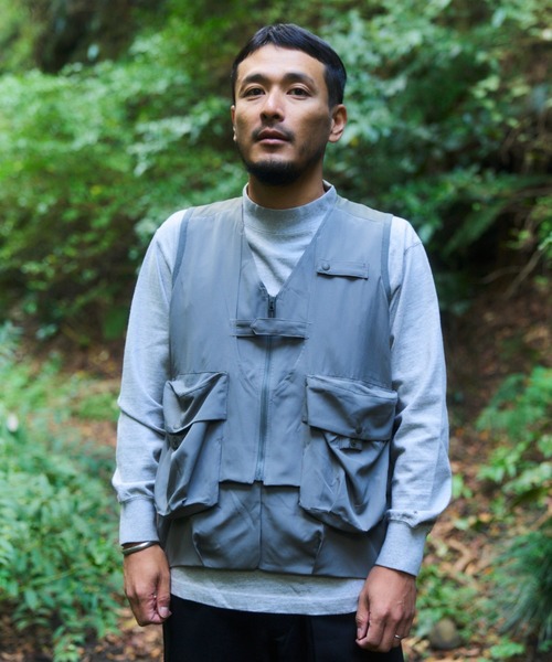 snow peak（スノーピーク） ベスト ジレ Insect Shield Mesh Vest
