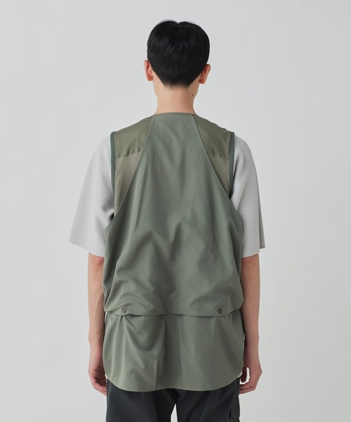 snow peak ベスト ジレ Insect Shield Mesh Vest メンズ