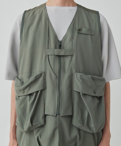 snow peak（スノーピーク） ベスト ジレ Insect Shield Mesh Vest