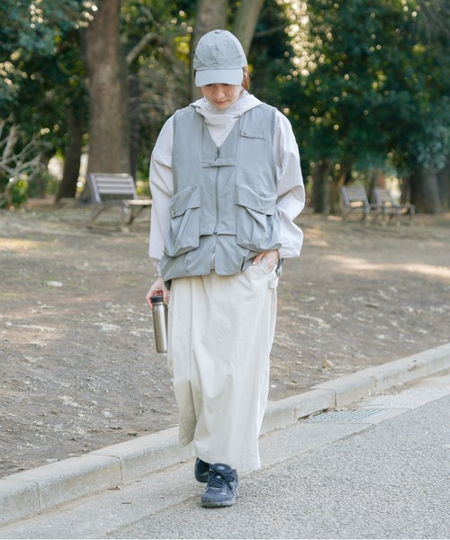 snow peak（スノーピーク） ベスト ジレ Insect Shield Mesh Vest